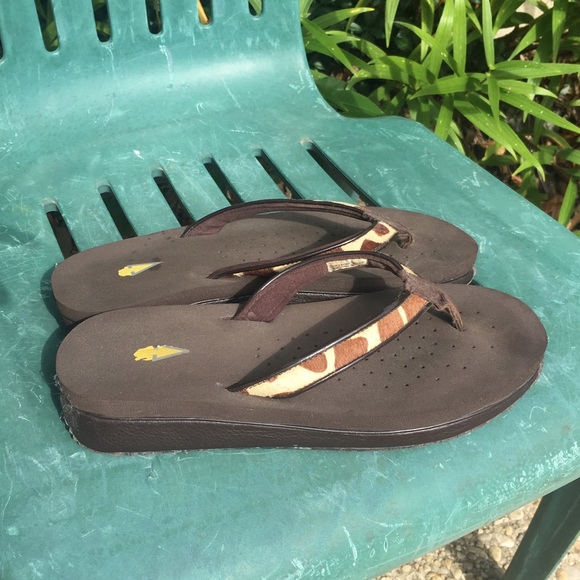 Leather foam platform Sandals flip flop Volatile - Picture 3 of 5